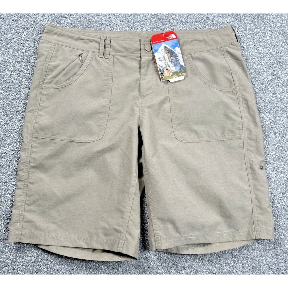 The North Face Horizon 2.0 Shorts Women's 12 Beige Hiking Outdoor NWT
